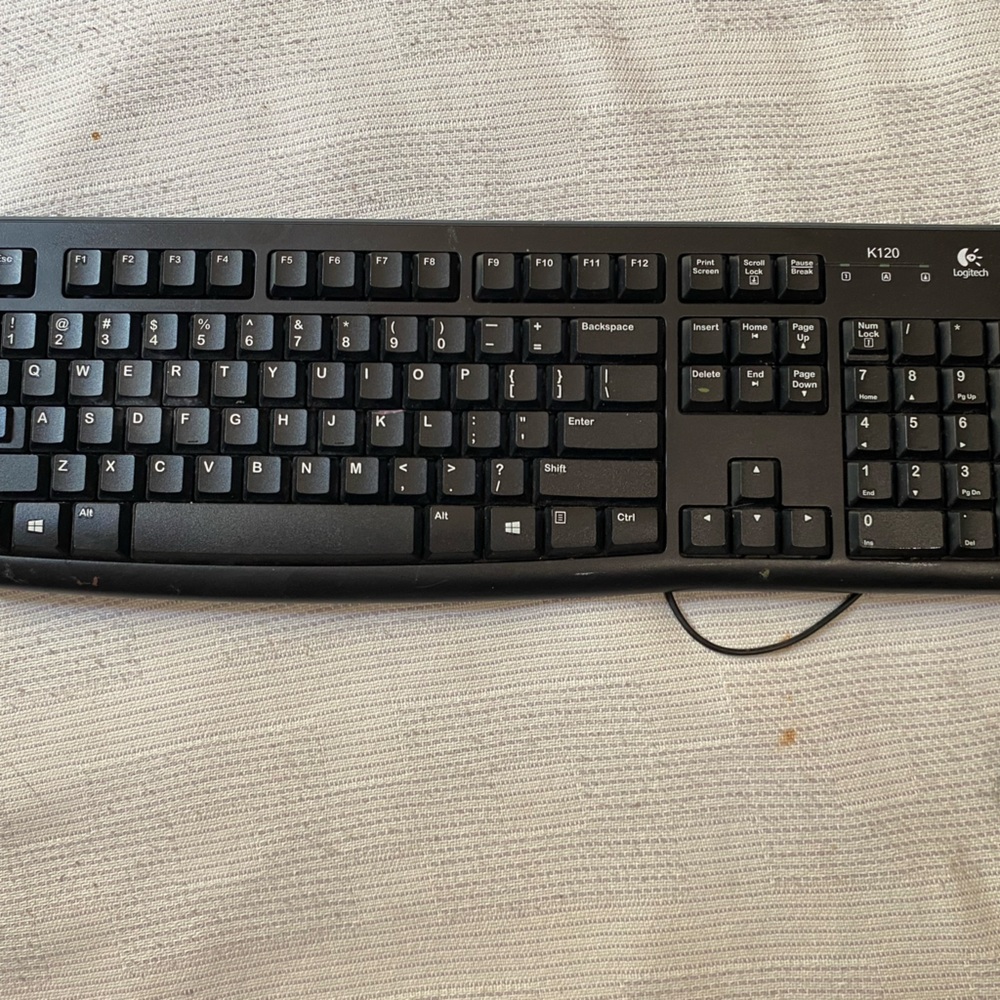 Logitech K120 Wired Keyboard - Classic Black